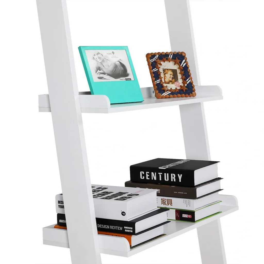 Ladder frame white with 5 levels 180cm