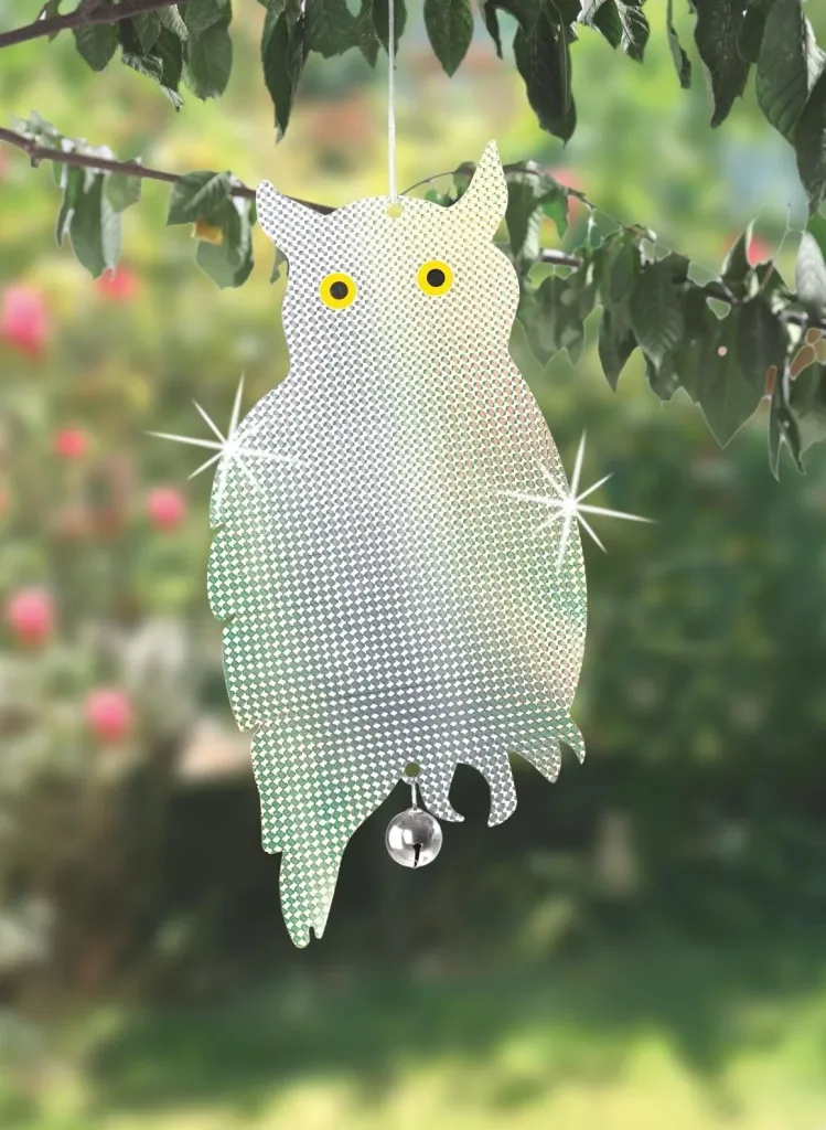 Bird scarer owl set of 2