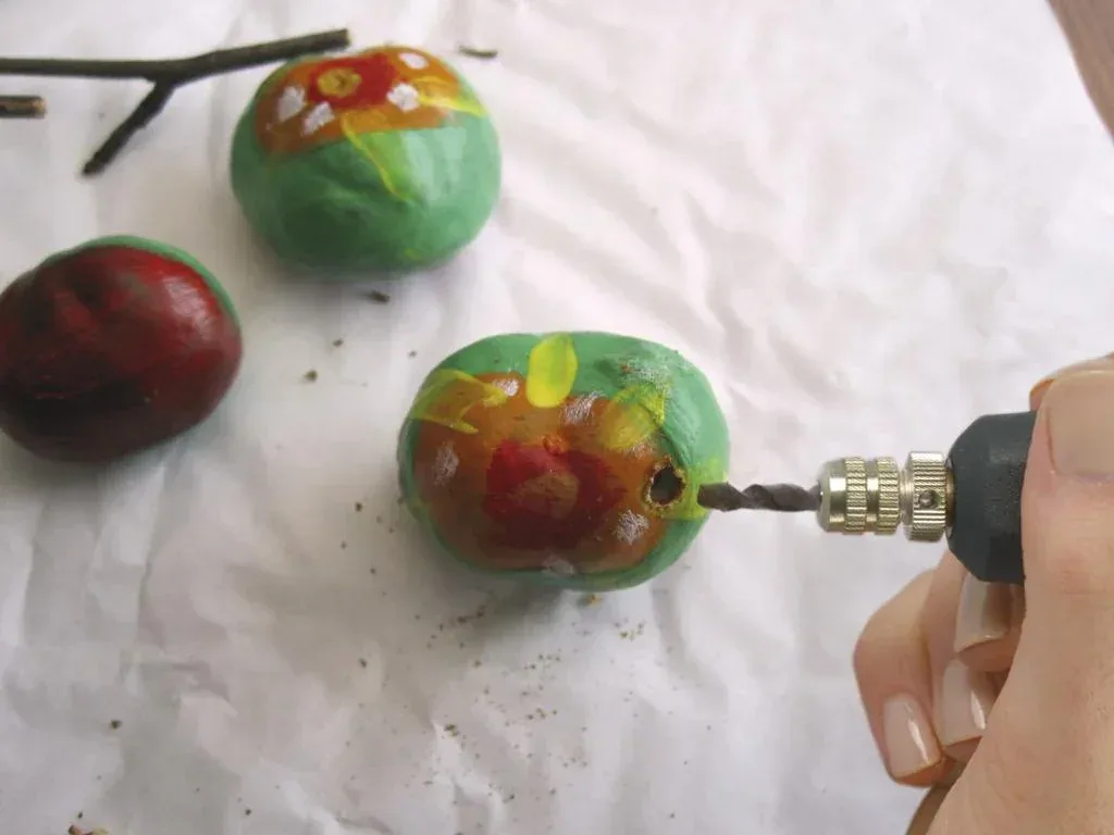 Electric DIY drill in a case