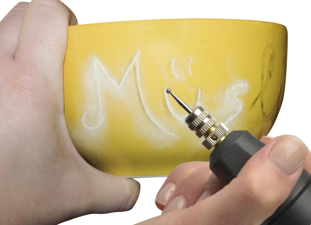 Electric DIY drill in a case