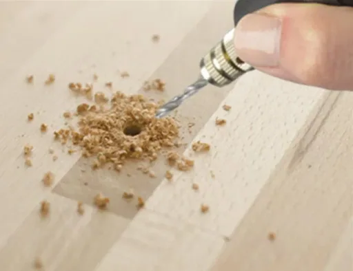 Electric DIY drill in a case