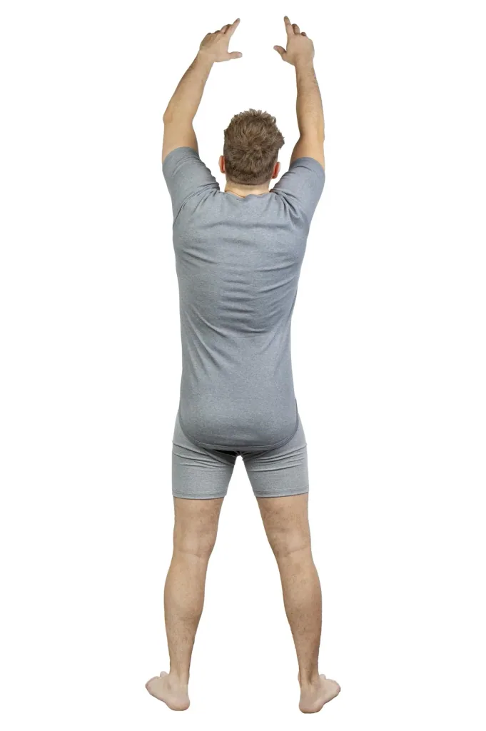 Retro shorts, dark grey/melange, size M