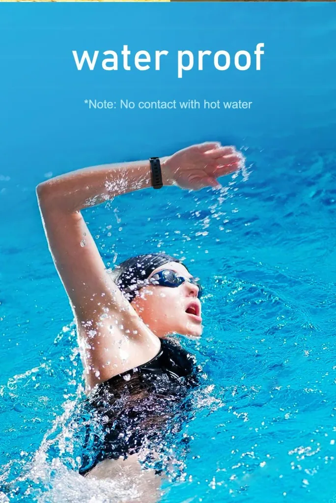 Fitness bracelet with heart rate monitor and blood pressure sensor