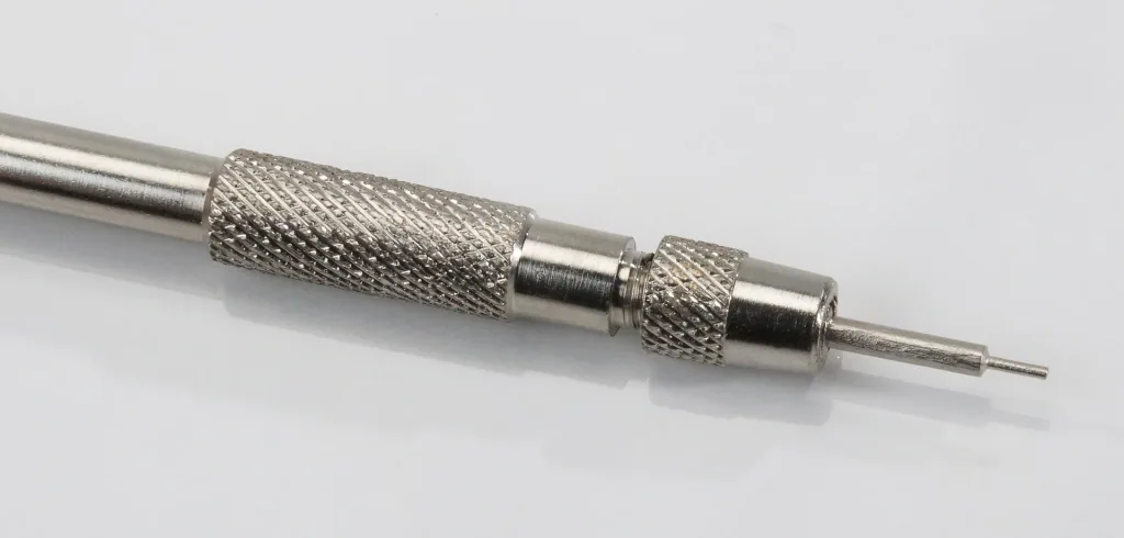 Spring bar tool with fork and pusher (1 piece)