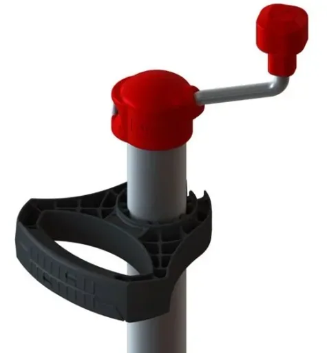Maneuvering handle for support wheel, Ø 60 mm