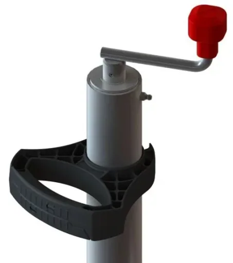 Maneuvering handle for support wheel, Ø 60 mm