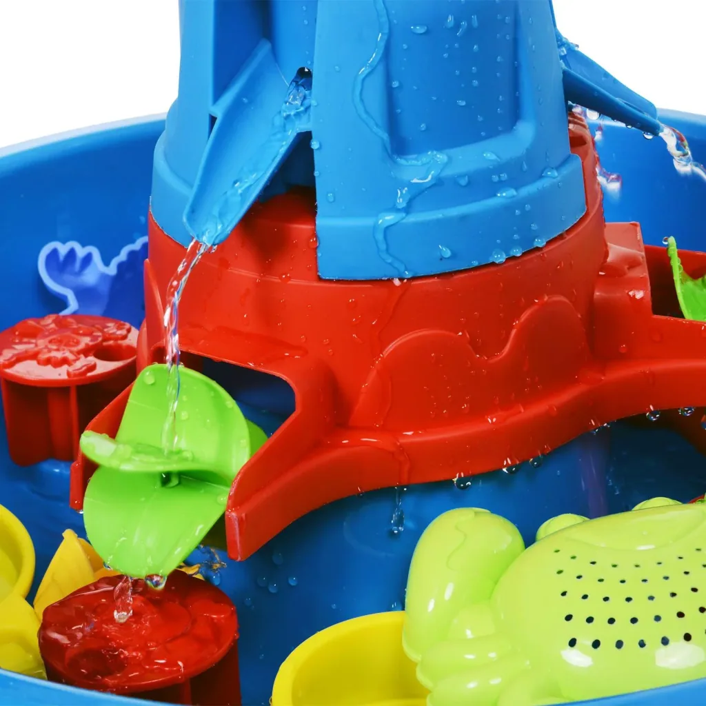 Children's sandpit table with 21-piece accessories