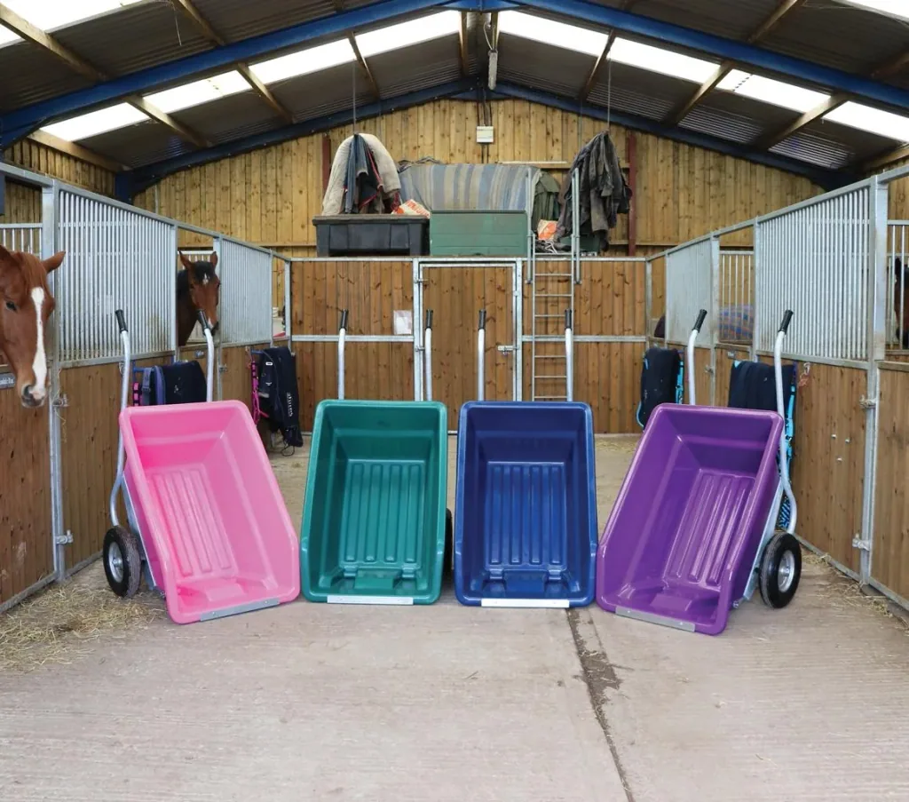 Two-wheeled wheelbarrow TWB 250 blue