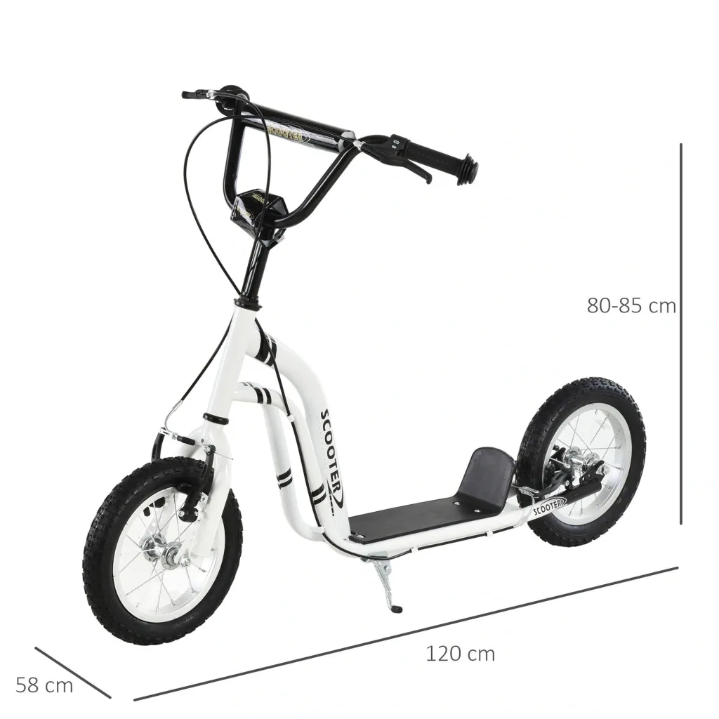 Scooter with handbrake