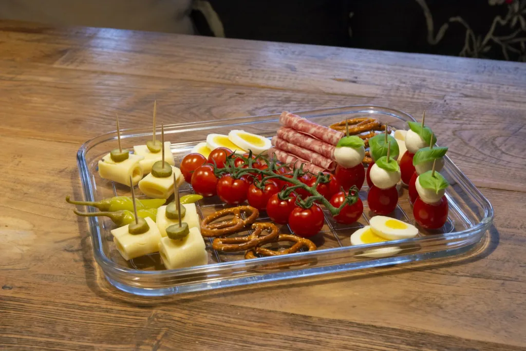 Baking plate made of borosilicate tempered glass