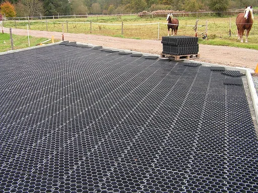Paddock panels 5 pieces = 1 m², black