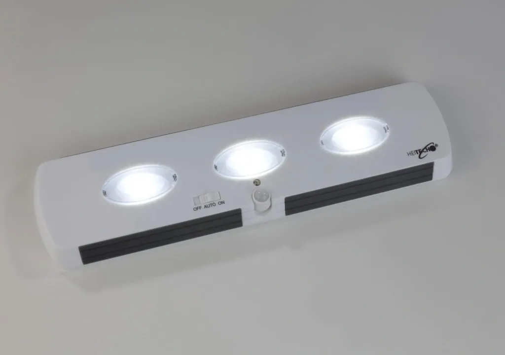 Light bar with motion detector