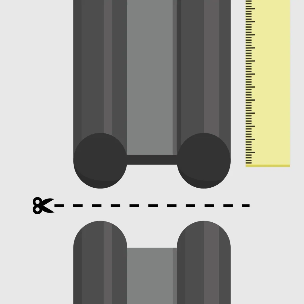Draught excluder, cuttable
