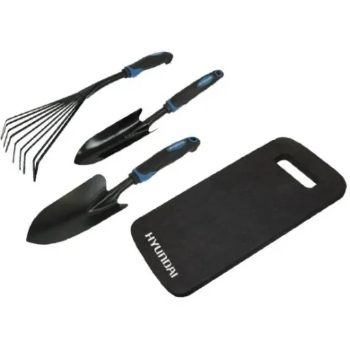 5-piece garden tool set with onion planter