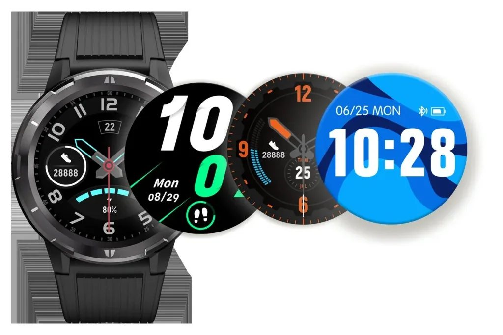 Smartwatch with heart rate sensor