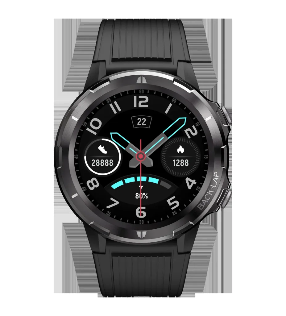Smartwatch with heart rate sensor