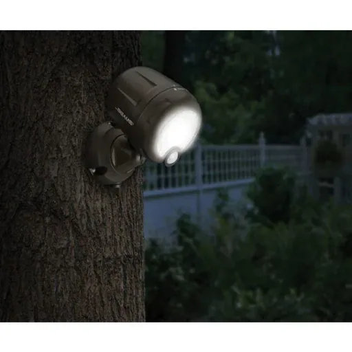 LED spotlight with motion detector MB360XT 2-pack brown 200 lumen IP66