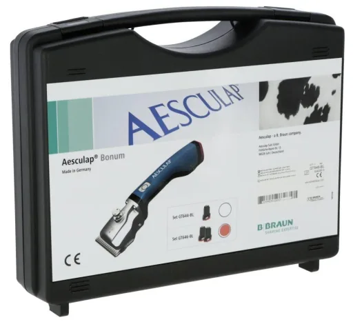 Bonum cordless shearing machine for cattle and horses, including 2 batteries