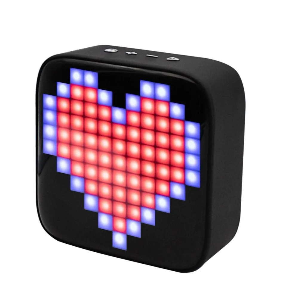 Bluetooth speaker with LED display