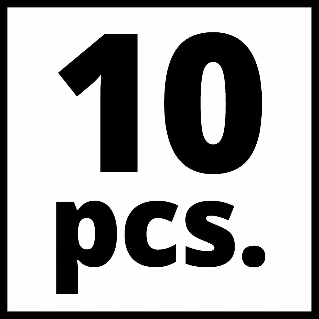 Compressed air accessory set, 10 pieces