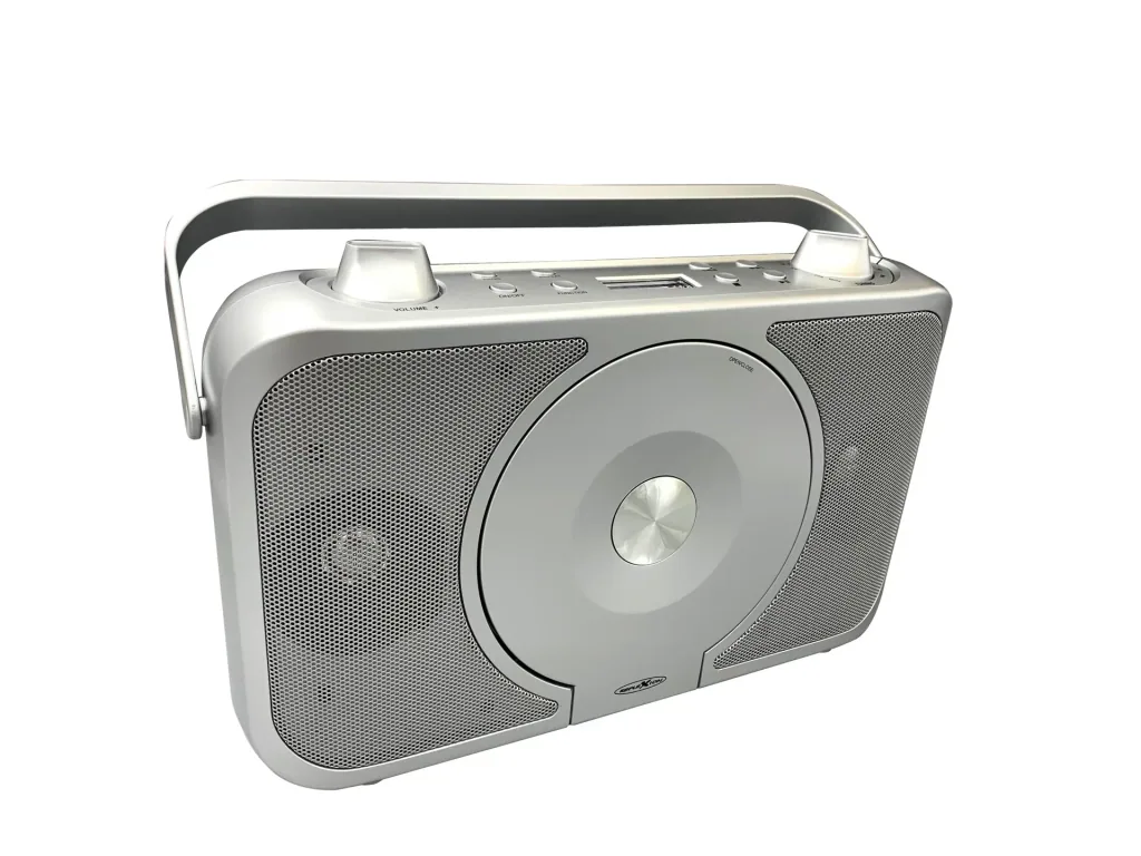 Vertical boombox with CD and AUX-IN