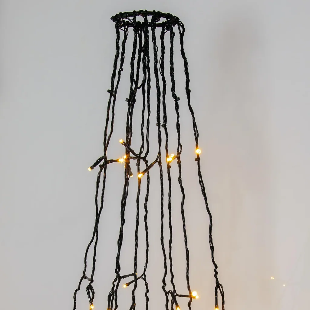 String lights with 360 LEDs for indoor and outdoor use