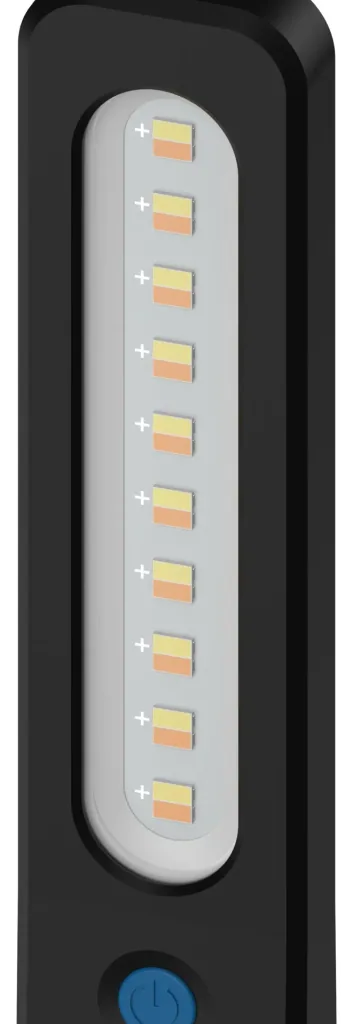 Rechargeable work light with two color temperatures
