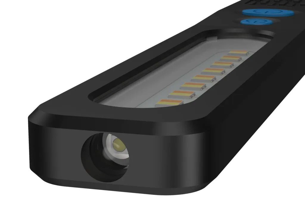 Rechargeable work light with two color temperatures