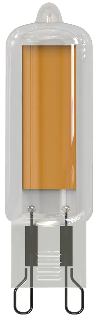 LED high-voltage pin base lamp with 4 watts, G9, warm white - 2 pieces + 1 piece FREE