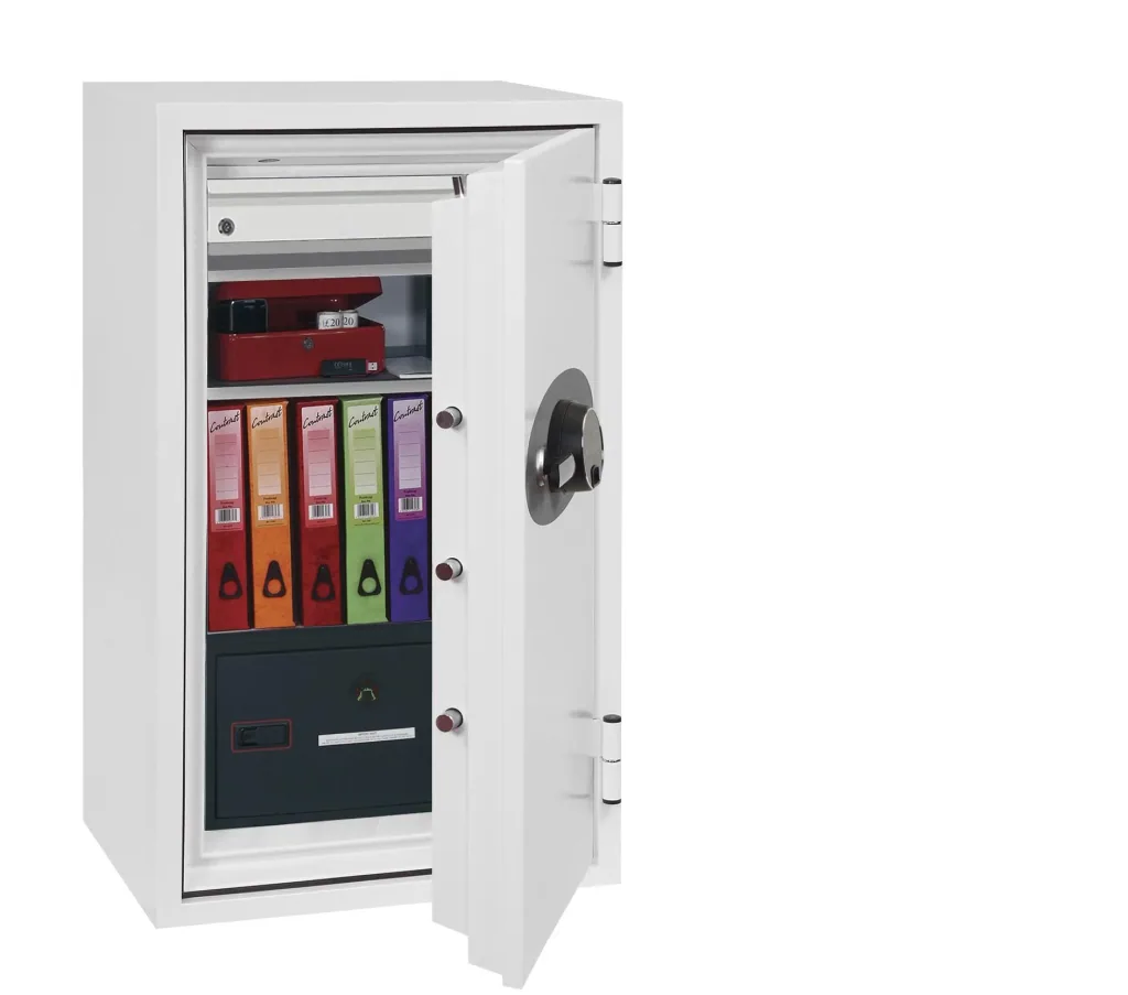 Data protection safe Datacombi size 4 with fingerprint lock