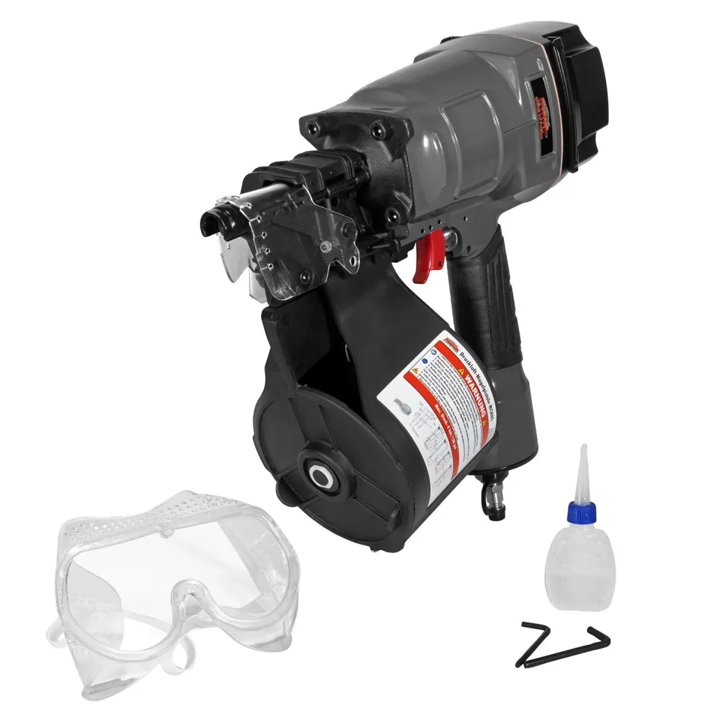 Pneumatic coil nailer