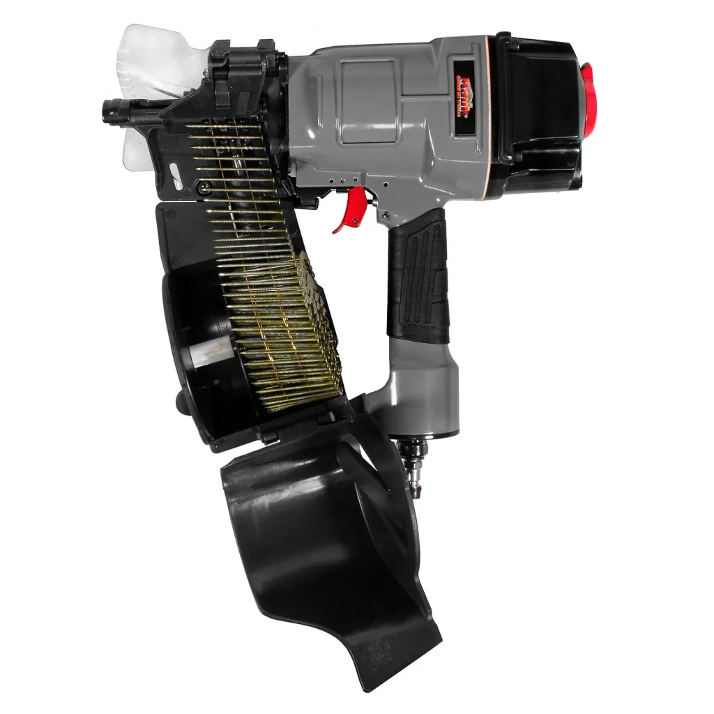 Pneumatic coil nailer