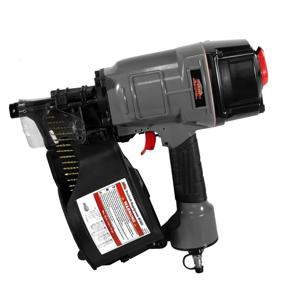 Pneumatic coil nailer