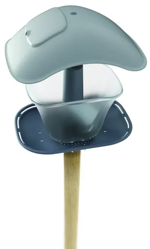 Birdhouse SQUARE, stone grey