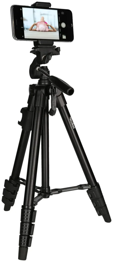 Smartphone Tripod Traveler with Bluetooth remote release