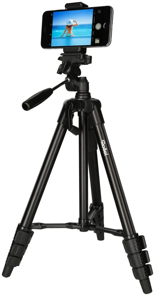 Smartphone Tripod Traveler with Bluetooth remote release