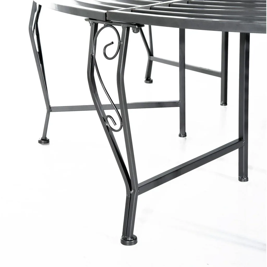Baumbank Round bank 360° Metal Ø160cm