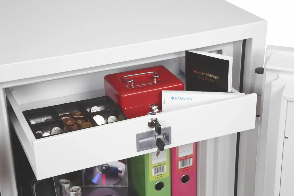 Fire Fighter fireproof safe size 2 with key lock