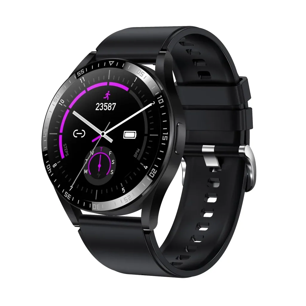 Bluetooth Smartwatch with heart rate, blood pressure and blood oxygen sensor, IPS display