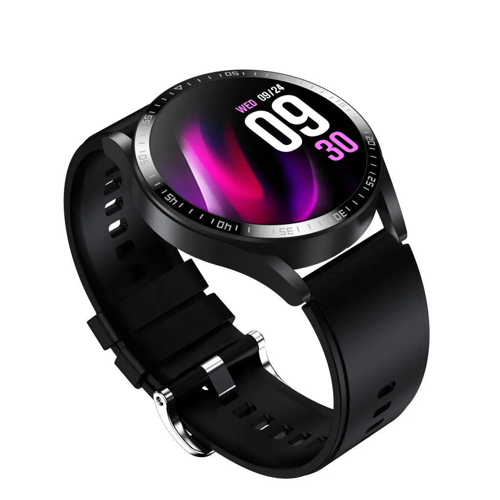 Bluetooth Smartwatch with heart rate, blood pressure and blood oxygen sensor, IPS display
