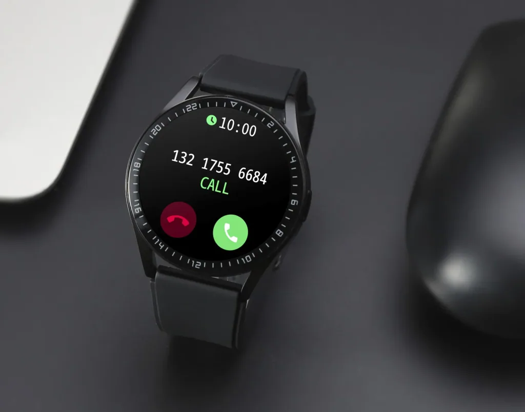 Bluetooth Smartwatch with heart rate, blood pressure and blood oxygen sensor, IPS display