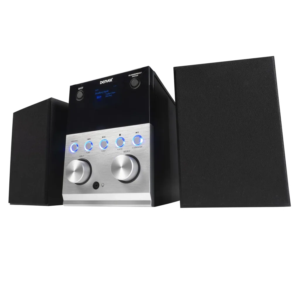 DAB+ and FM micro stereo system with Bluetooth, USB charging port and USB MP3 playback