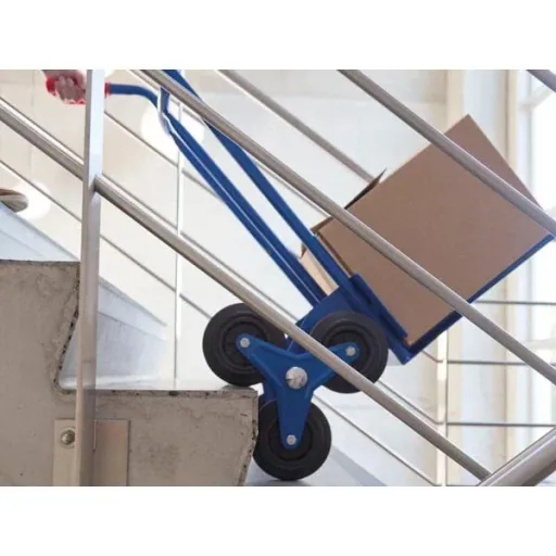 Stair sack truck with 6 wheels - max. load capacity 150 kg