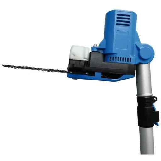 2-in-1 garden set with hedge trimmer and pruning saw - adjustable handle and cutting head - 800 W