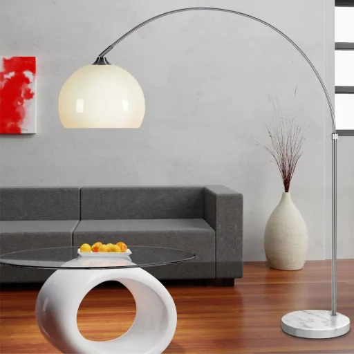 Arc lamp -220cm adjustable with marble base