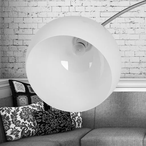 Arc lamp -220cm adjustable with marble base