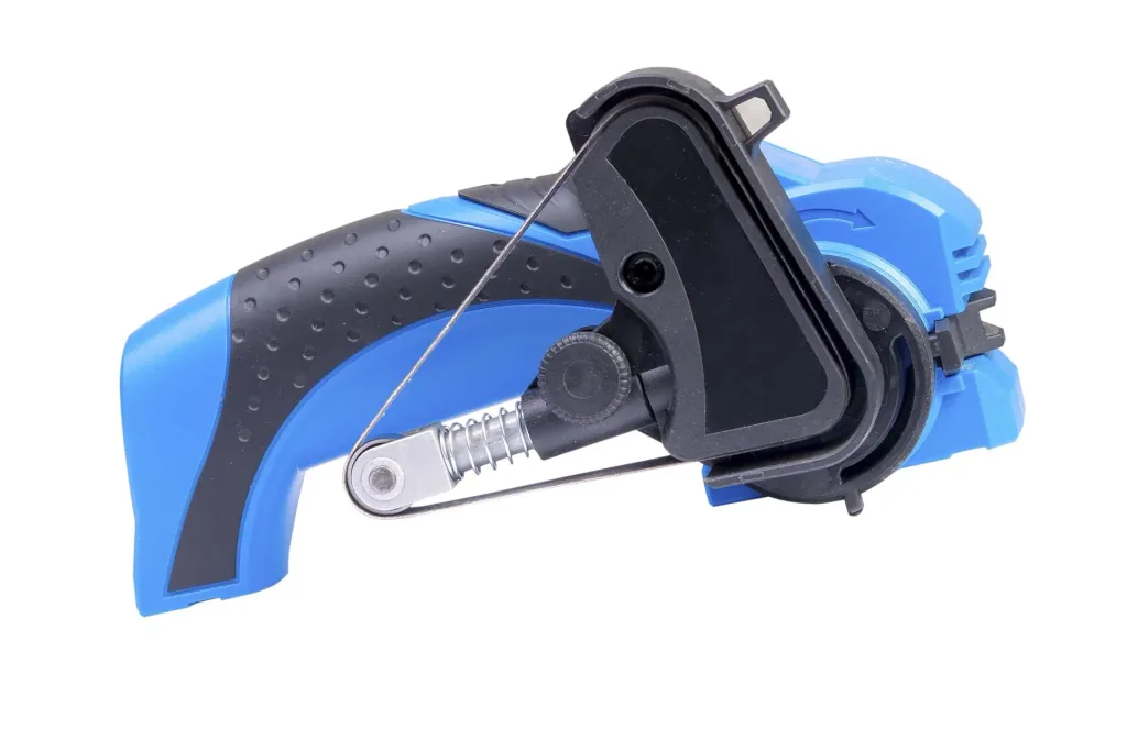 Cordless grinder and sharpener 7.2 Volt + 5-piece sanding belt set FREE