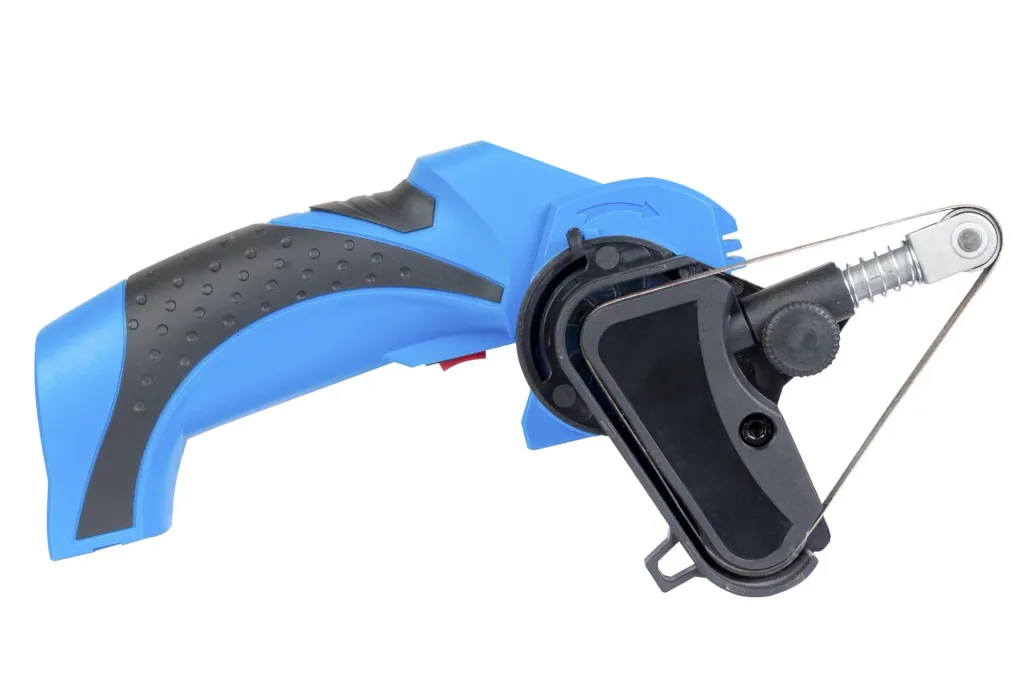 Cordless grinder and sharpener 7.2 Volt + 5-piece sanding belt set FREE
