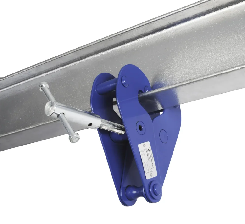 Beam clamp BK 100, load capacity 10000 kg, gripping range 90 - 290 mm