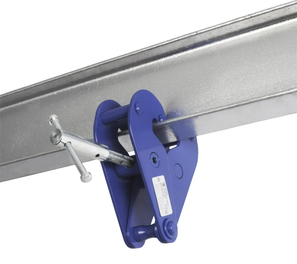 Beam clamp BK 100, load capacity 10000 kg, gripping range 90 - 290 mm